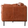 Wigmore Brown Leather 3 Seater Sofa Wigmore Brown Leather 3 Seater Sofa