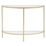 Gallery Direct Hudson Champagne Console Table