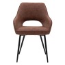 Ivorra Dining Chair- Brown Ivorra Dining Chair- Brown