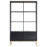 Gallery Direct Ripple 2 Door Open Display Unit Gallery Direct Ripple 2 Door Open Display Unit