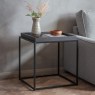Forden Black Tray Side Table