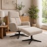 Nemi Swivel Recliner Chair & Stool Nemi Swivel Recliner Chair & Stool