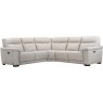 Torino Power Recliner Corner Sofa w/ Power Headrest & Lumber Torino Power Recliner Corner Sofa w/ Power Headrest & Lumber