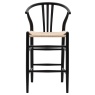 Whitney Black Bar Stool Whitney Black Bar Stool