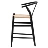 Whitney Black Bar Stool Whitney Black Bar Stool