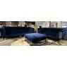 Ausha 3, 2 seater & square footstool in fabric Ausha 3, 2 seater & square footstool in fabric