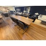 Brockley 2.0mtr Oak Dining Table and 6 sam dining chairs Brockley 2.0mtr Oak Dining Table and 6 sam dining chairs