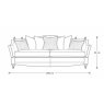 Gascoigne Amalfi Fabric 3.5 Seater Sofa Gascoigne Amalfi Fabric 3.5 Seater Sofa