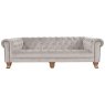 Somerset Maxi Chesterfield Sofa In Plush Platinum Somerset Maxi Chesterfield Sofa In Plush Platinum