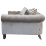 Somerset Midi Chesterfield Sofa In Plush Platinum Somerset Midi Chesterfield Sofa In Plush Platinum