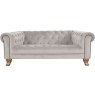 Somerset Midi Chesterfield Sofa In Plush Platinum Somerset Midi Chesterfield Sofa In Plush Platinum
