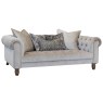 Somerset Midi Chesterfield Sofa In Plush Platinum Somerset Midi Chesterfield Sofa In Plush Platinum
