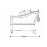 Gascoigne Amalfi Fabric 2.5 Seater Sofa Gascoigne Amalfi Fabric 2.5 Seater Sofa