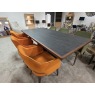 AGATONE 2M EXTENDING DINING TABLE WITH 6 X SYROS CHAIRS AGATONE 2M EXTENDING DINING TABLE WITH 6 X SYROS CHAIRS