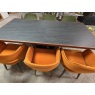AGATONE 2M EXTENDING DINING TABLE WITH 6 X SYROS CHAIRS AGATONE 2M EXTENDING DINING TABLE WITH 6 X SYROS CHAIRS
