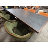 AGATONE 2M EXTENDING DINING TABLE WITH 6 X SYROS CHAIRS AGATONE 2M EXTENDING DINING TABLE WITH 6 X SYROS CHAIRS