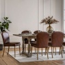 Gallery Direct Hinton Dining Chair, Leather