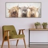 Three of a Kind Framed Canvas