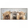 Three of a Kind Framed Canvas Three of a Kind Framed Canvas