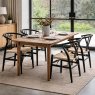 Cannes 200cm Dining Table + 4 Whitney Black Dining Chairs Cannes 200cm Dining Table + 4 Whitney Black Dining Chairs