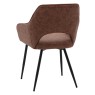 Voss Round Dining Table and 4 Ivorra Brown Dining Chairs Voss Round Dining Table and 4 Ivorra Brown Dining Chairs
