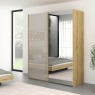 Rauch Fyra 2 Door Sliding Wardrobe with Mirror | 200x223cm