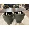 Arc 200x100cm Dining Table and 4x Holm Chairs in Moss Green Arc 200x100cm Dining Table and 4x Holm Chairs in Moss Green