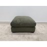 CLEARANCE OUTLET WAREHOUSE STOCK Fabian Footstool Plush Fern