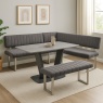 Tanaro Dining Table Set with RHF Corner Bench and Low Bench Tanaro Dining Table Set with RHF Corner Bench and Low Bench