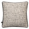 Coco Boucle Cushion- Cream/ Black