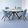 Dalia Round Extending Dining Table + 4 Sammy Dining Chairs Dalia Round Extending Dining Table + 4 Sammy Dining Chairs