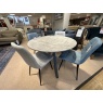 Zurich 110cm Round Dining Table & 4 Path Chairs Zurich 110cm Round Dining Table & 4 Path Chairs