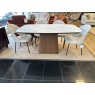 Lugano 160cm Fixed Dining Table and 4 Lily Curve Back Chairs Lugano 160cm Fixed Dining Table and 4 Lily Curve Back Chairs