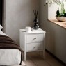 Acton White 2 Drawer Bedside Acton White 2 Drawer Bedside