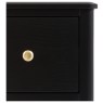 Acton Black 3 Drawer Chest Acton Black 3 Drawer Chest