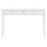 Acton White 2 Drawer Console