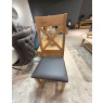 FAIRFAX CROSS BACK CHAIR WITH PU SEAT