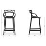Kartell Masters by Phillippe Starck Stool H.65 Black (£269 Each) Kartell Masters by Phillippe Starck Stool H.65 Black (£269 Each)