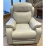 Parker Knoll Boston-Lifestyle 2 Seater Static Sofa Plus Armchair in Leather (Roma Chalk)