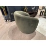Curvo Armchair in Moss Green Fabric Curvo Armchair in Moss Green Fabric