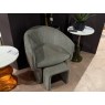 Asko Chair - with built in footstool in Sage