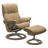 Stressless Mayfair Medium Signature Chair & Stool - Promo Stressless Mayfair Medium Signature Chair & Stool - Promo