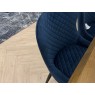 Burwell 2.0mtr Fixed Table & 6 Blue Whitny Velvet Chairs Burwell 2.0mtr Fixed Table & 6 Blue Whitny Velvet Chairs