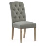 Chelsea Grey Dining Chair White Wash Leg