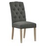 Chelsea Charcoal Dining Chair White Wash Leg
