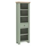 Harbour Sage Slim Bookcase