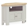 Harbour Stone Grey Corner Tv Unit With 2 Doors