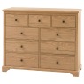 Gallery Direct Malvern 9 Drawer Chest Gallery Direct Malvern 9 Drawer Chest