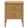 Camden Natural 2 Drawer Bedside