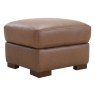 Bakerville Leather Footstool Bakerville Leather Footstool